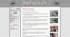 Desktop Screenshot of antology.info