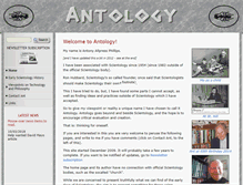 Tablet Screenshot of antology.info